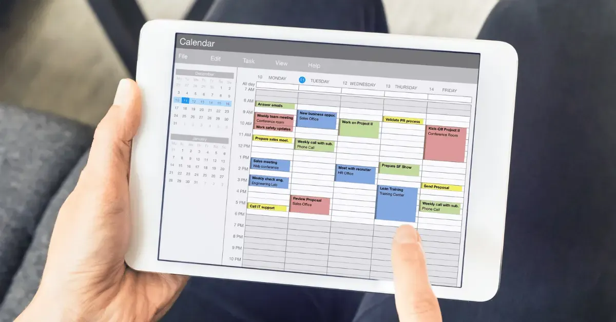 Calendarios digitales para la administración del tiempo