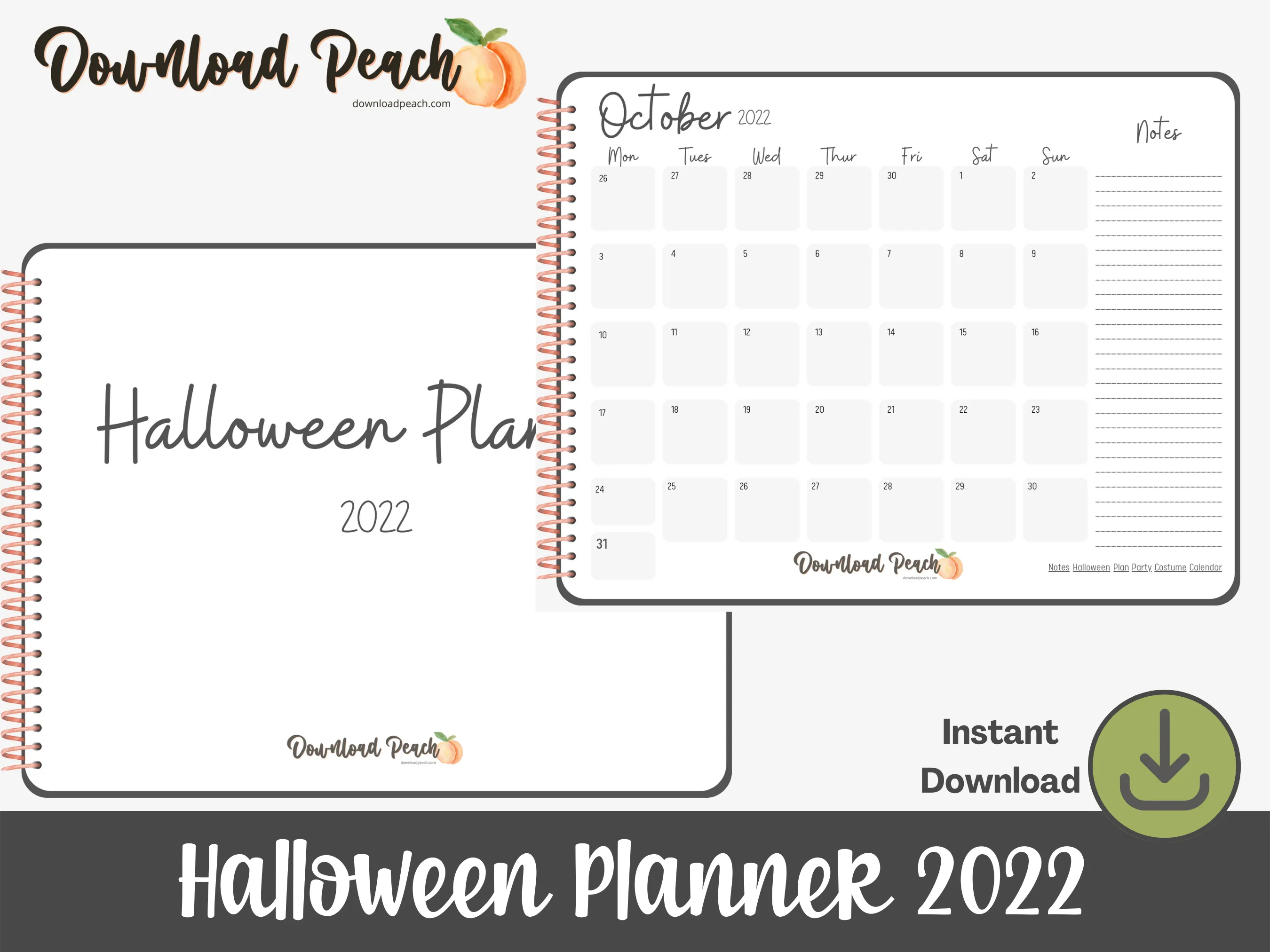 halloween planner