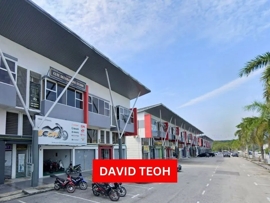 machang bubok first floor corner shop office for rent at taman machang bubok