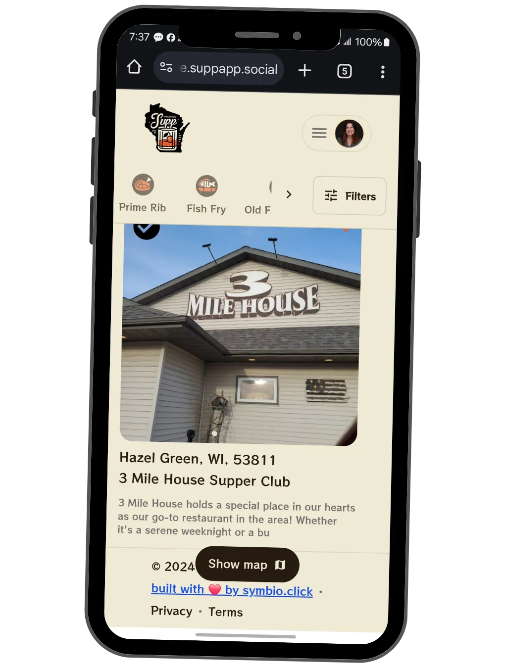 Wisconsin SUPP Mobile App screenshot