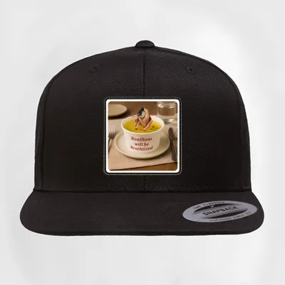 Bouillons will be Brothtized flat patch hat