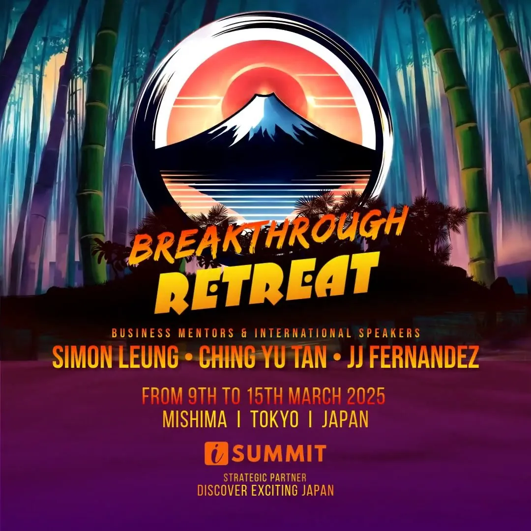 Tokyo Breakthrough Retreat Flyer