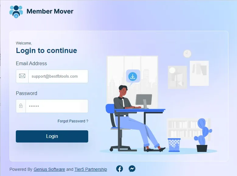 login to member mover