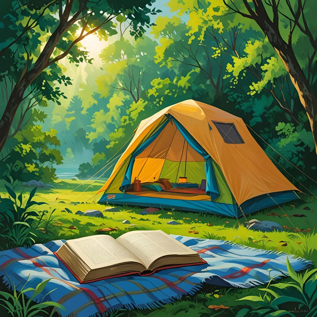 great place to camp and read books