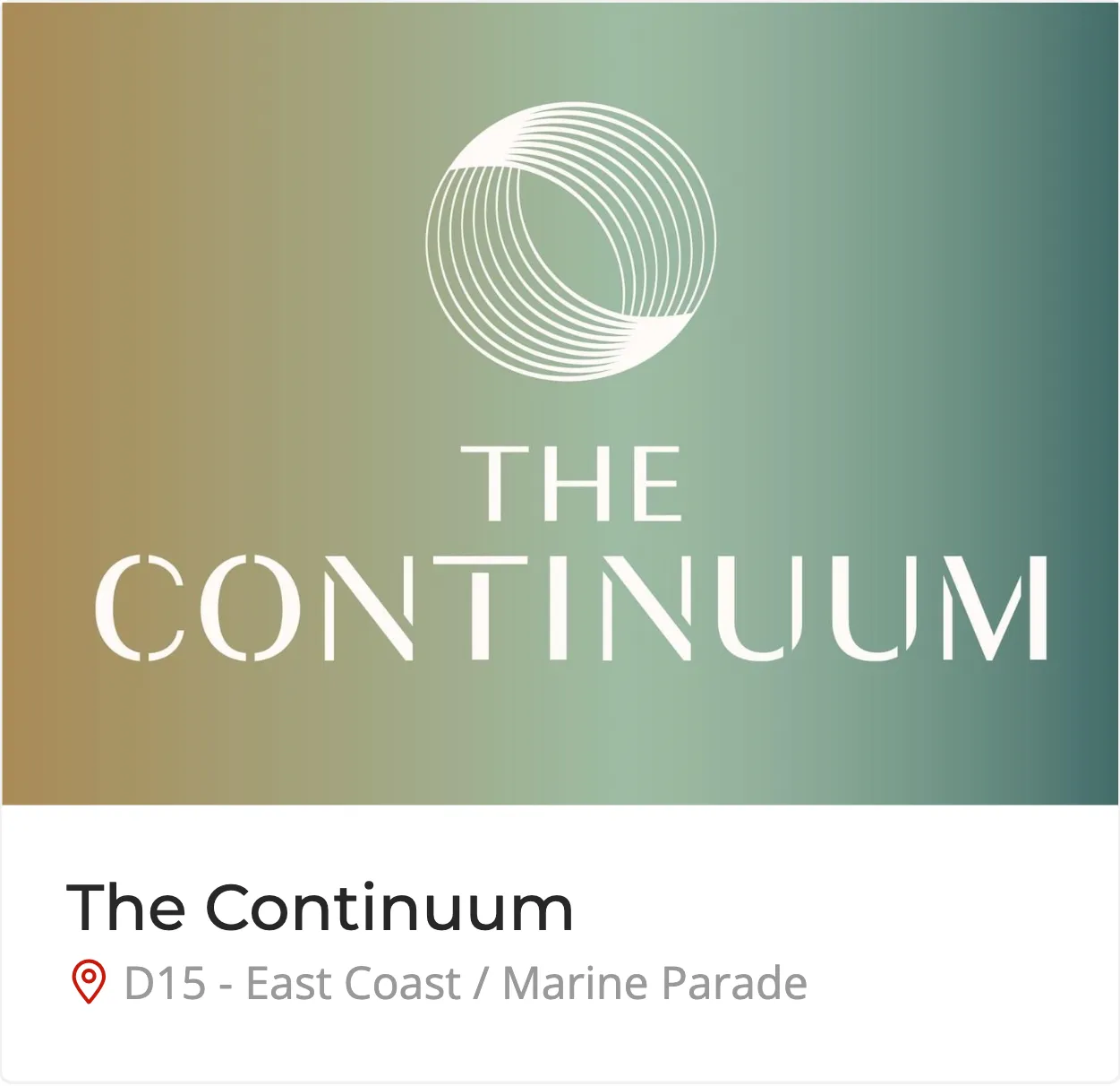 The Continuum Singapore Condo District 15 East Coast Marine Parade 