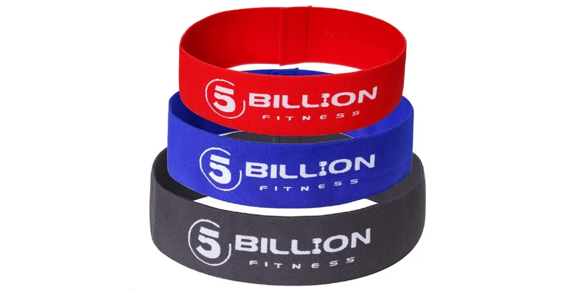 Set mini banda en bucle roja, azul y gris 5BILLION