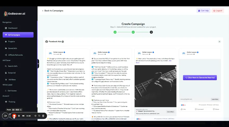 Go Beaver Ai Live Demo