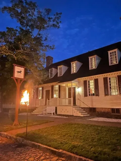 Market Square Tavern in Colonial Williamsburg where Jefferson may have stayed