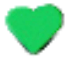 Green heart icon