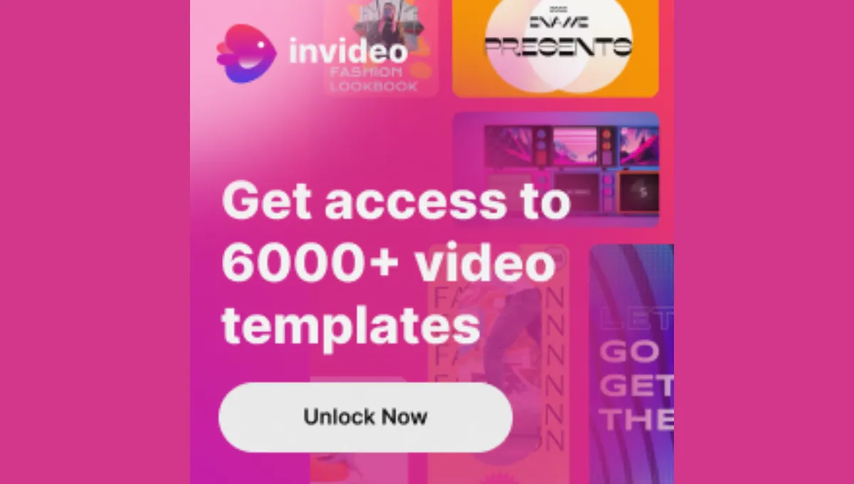 Get access to 6,000+ video template to chose from