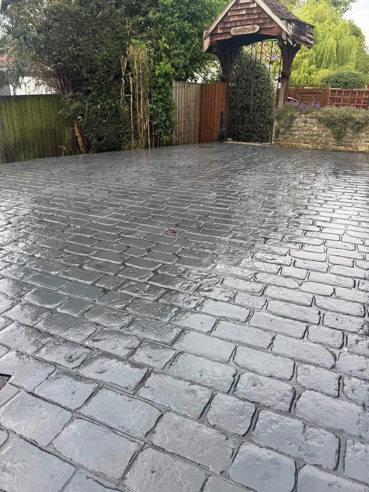 Pattern Imprinted Concrete Staines
