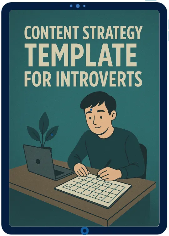 Content Strategy Template for Introverts Bonus