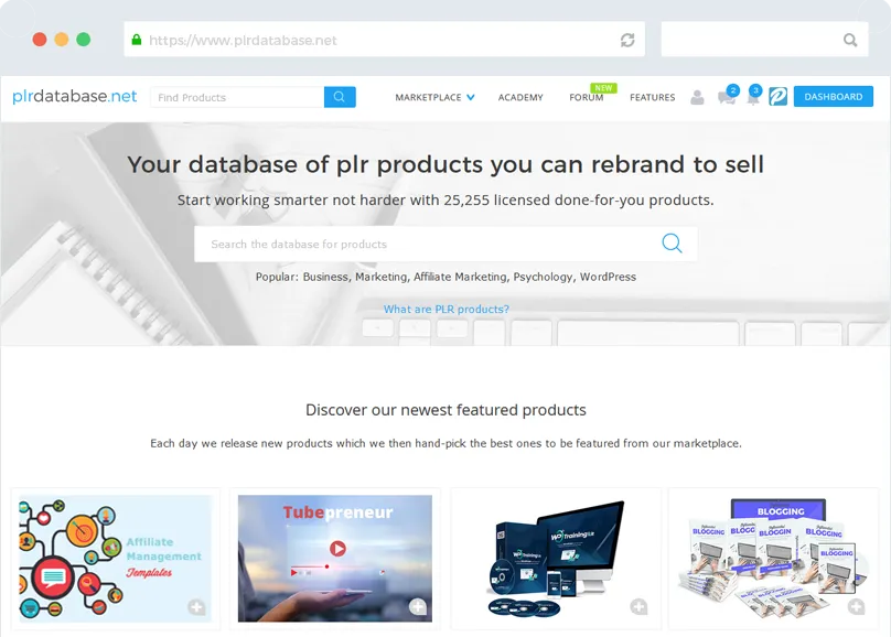 plr database top plr membership website