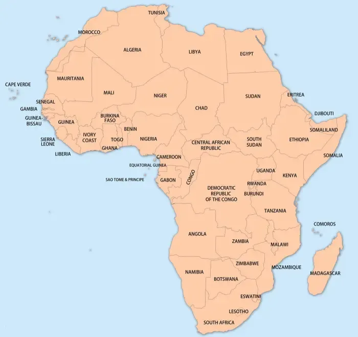 Africa map