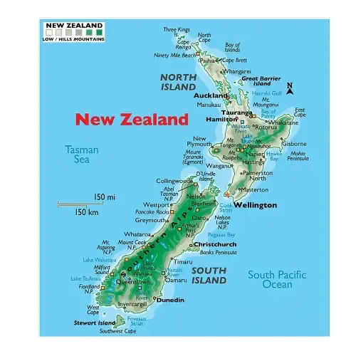 New Zealand Map