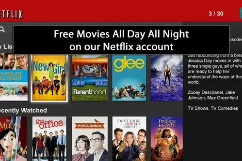 Stream your favorite movies all day and night on our complimentary Netflix account for non-stop enjoyment.