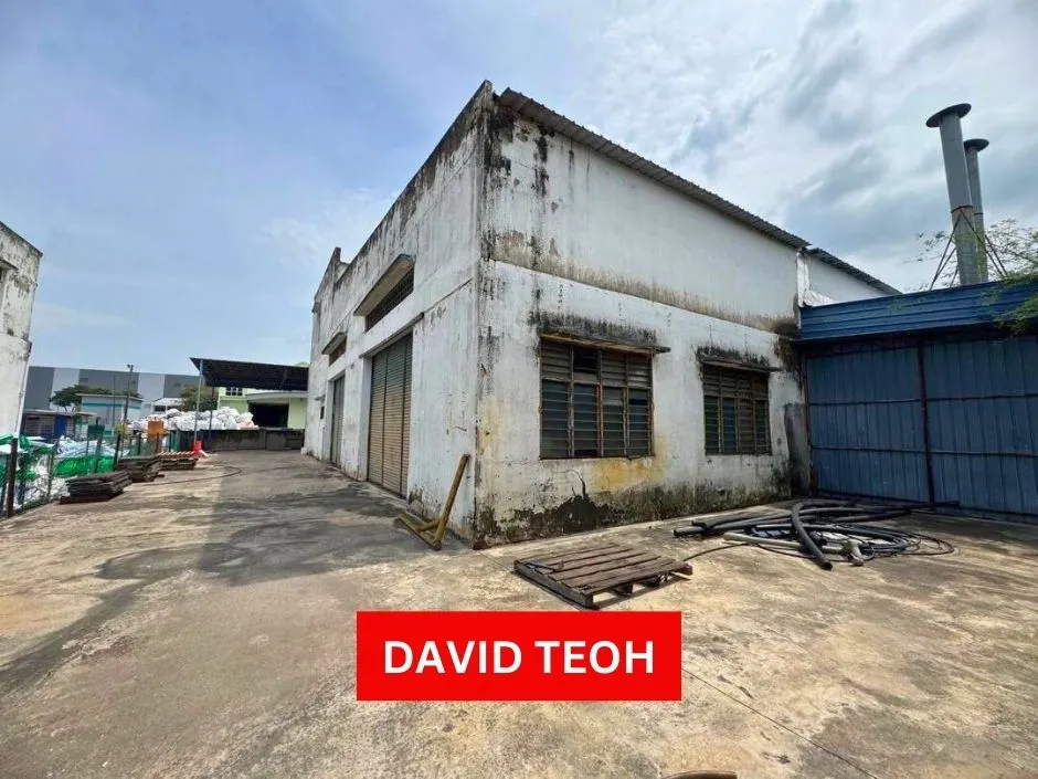 kawasan perindustrian nafiri 1.5 storey semi-d factory warehouse for rent at valdor sungai bakap