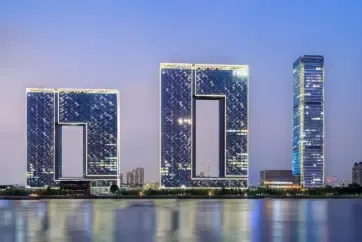 Crowne plaza Guangzhou Window of Canton Exterior View