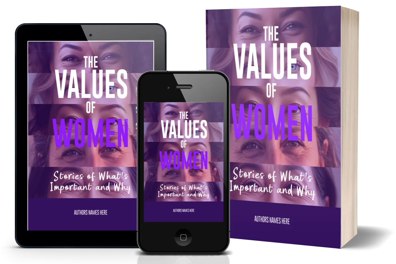 women's book cover composite