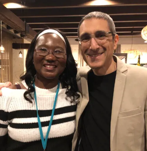 Frances Sims and Eben Pagan