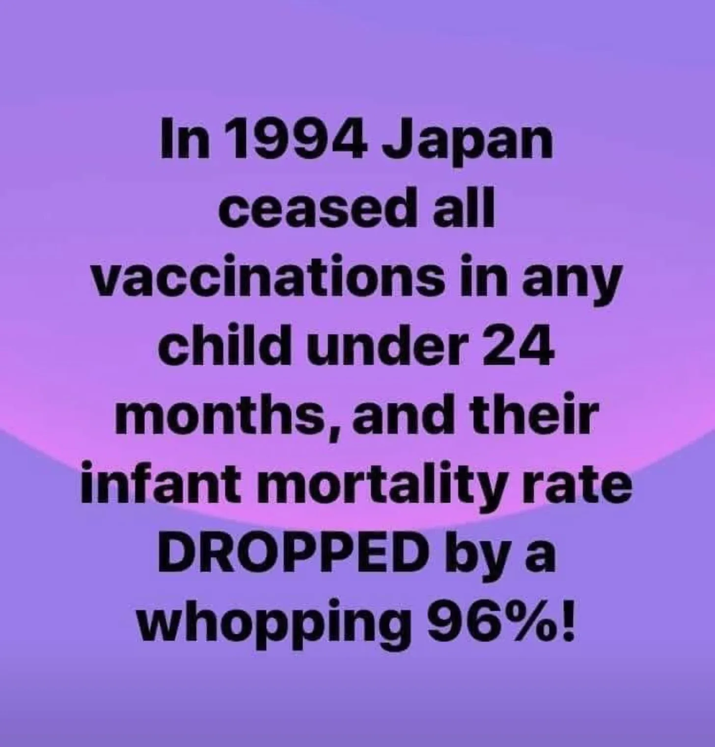 Japan stopped making vaccines mandatory for children