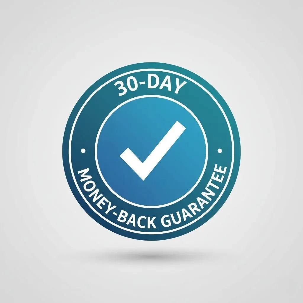 30 day money back guarantee seal