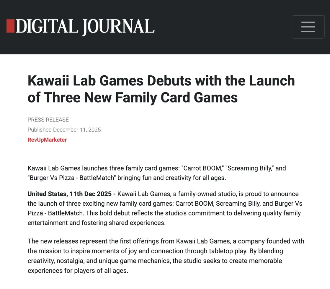 Kawaii Lab Games - Digital Journal