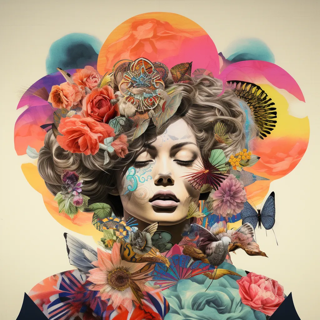 Collage Coloring: Combine Coloring With Collage Elements for a Multi-Dimensional and Artistic Approach