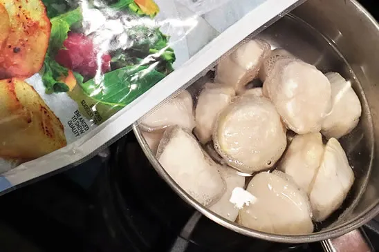 #3 — THAW & SAUTE YOUR SCALLOPS