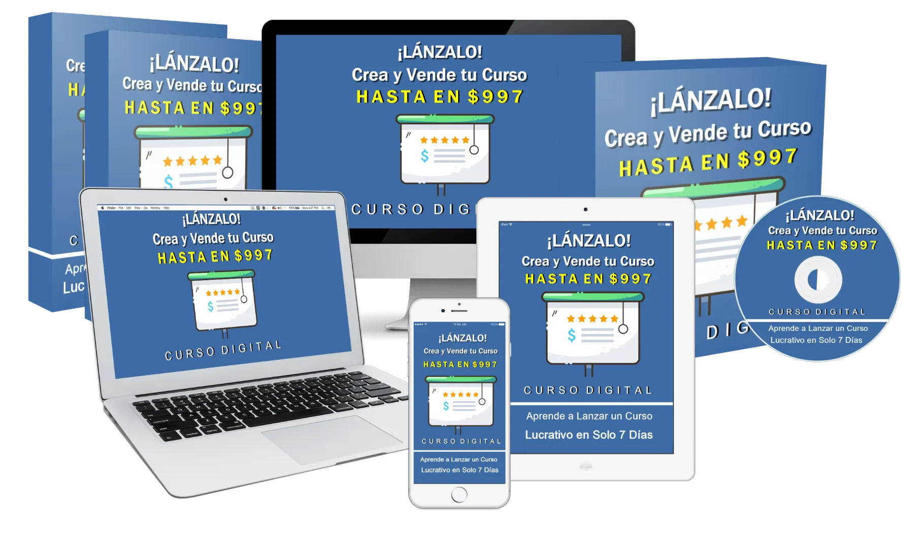 ¡Lánzalo! Crea tu curso y véndelo hasta por $997 en los próximos 7 días