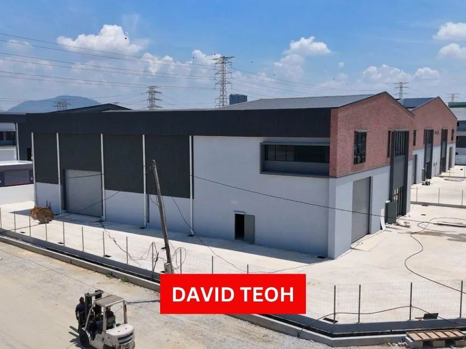 new 1.5 storey detached industry factory warehouse at jalan baru perai butterworth
