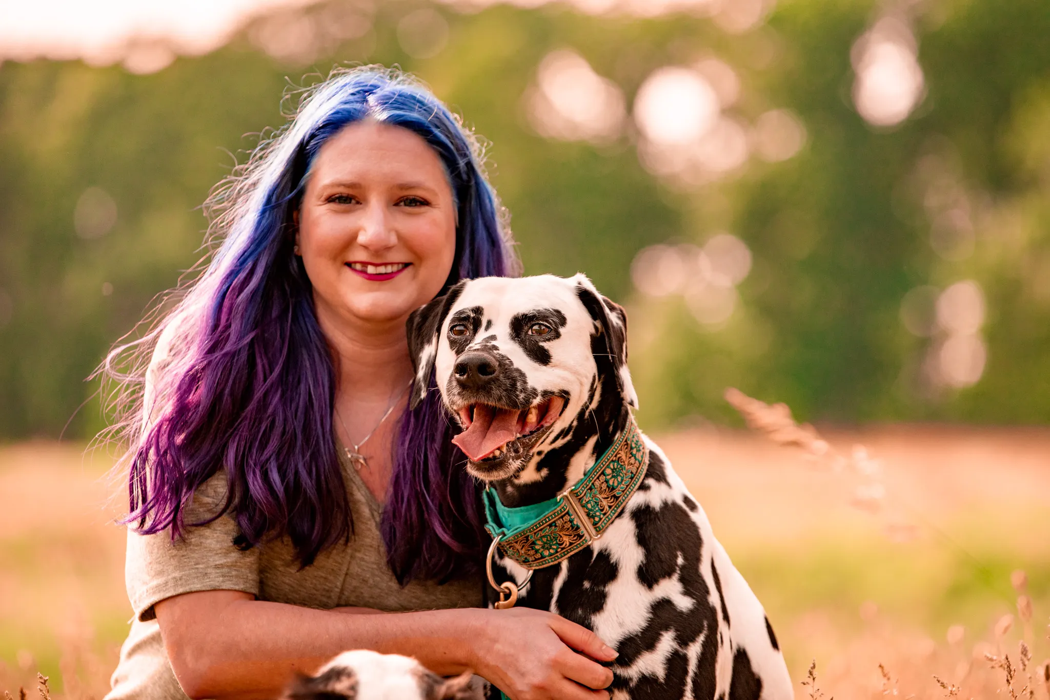 Deb Stone Bio Pic with Dalmatian and Newman's Dog Training KC