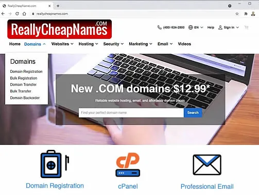 ReallyCheapNames.com (Domain Name Registration Company)