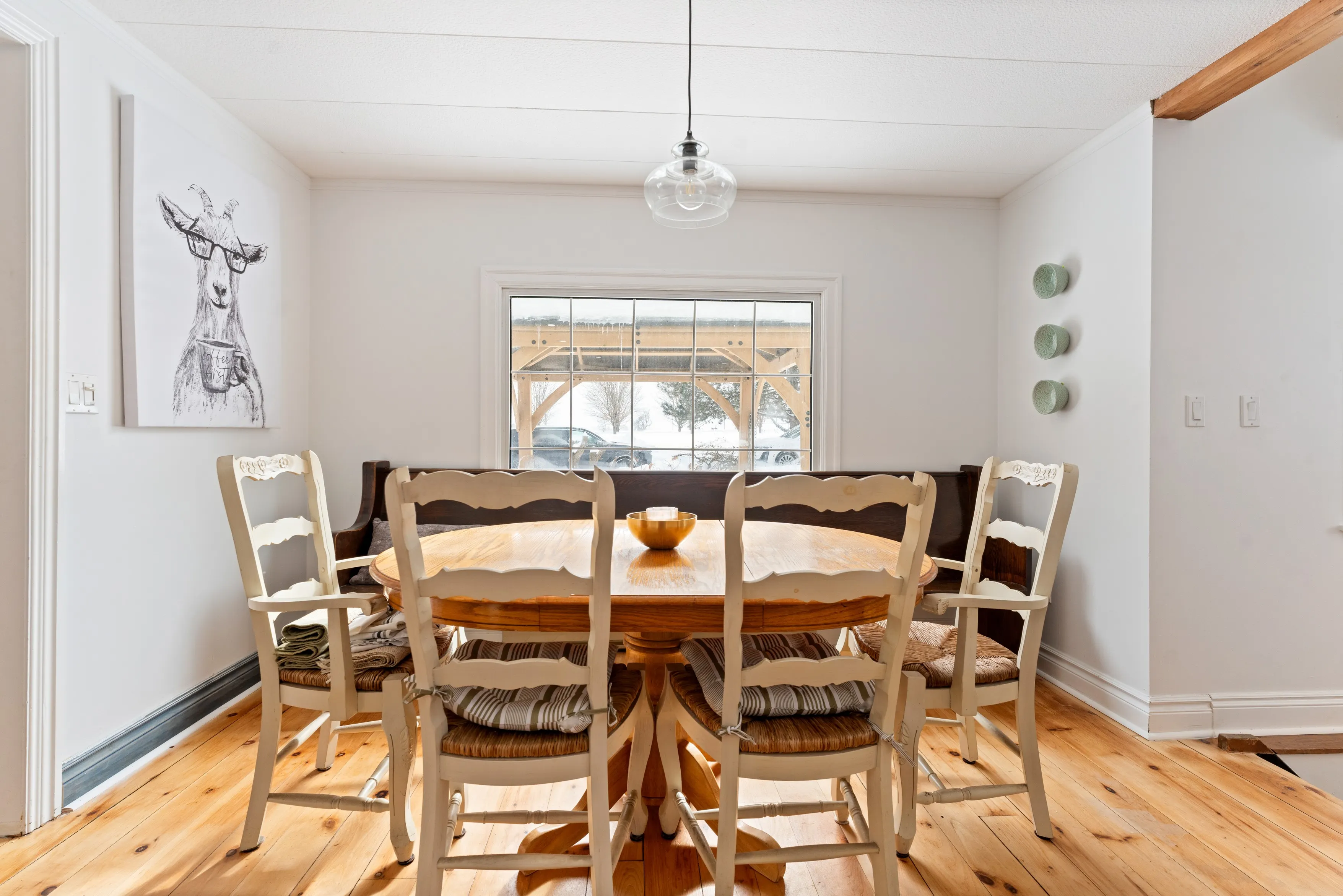 Dining Room Goat Picture
