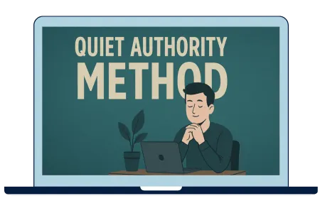 Quiet Authority Method Laptop Mockup