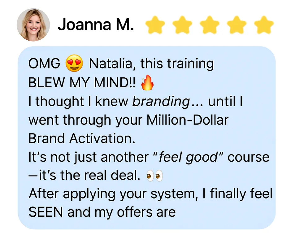a testimonial