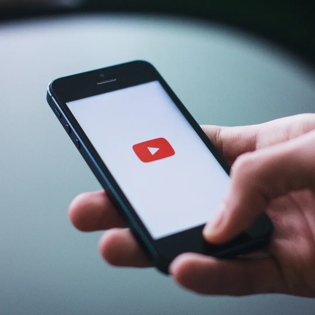 Cell phone showing video on how to order bulk beef packages online