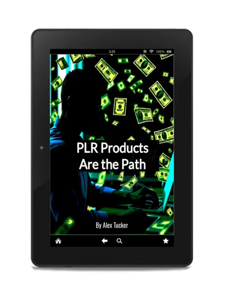 plr products are the path cover mockup