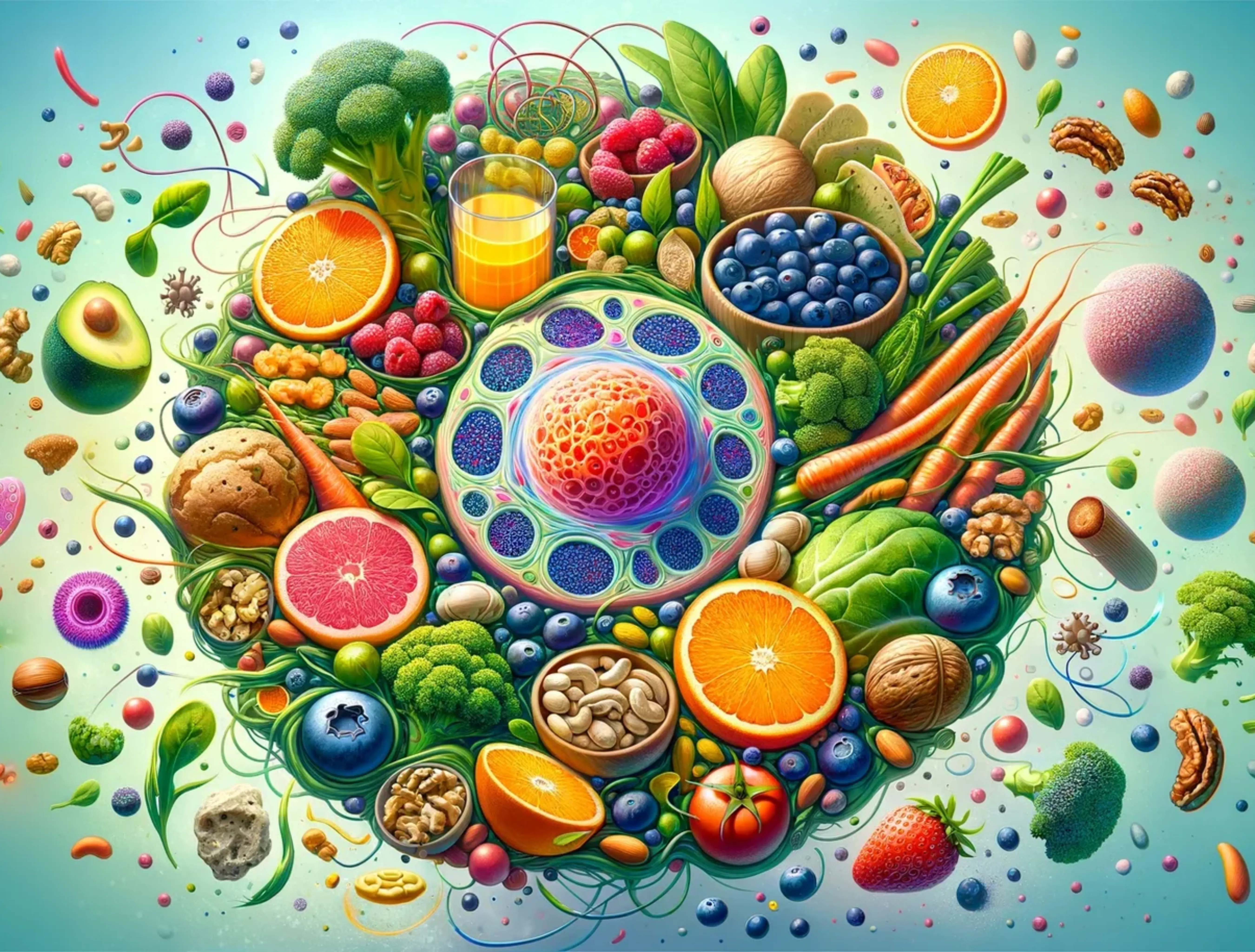 image of foods that heal cells