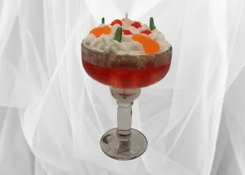 KNS Delightful Candles Wine and Fruit Novelty Candle