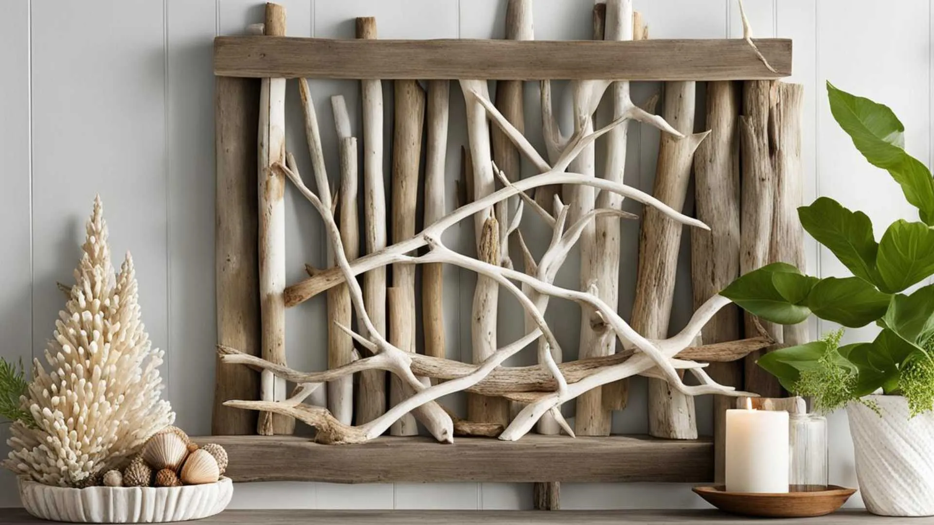how to decorate with driftwood