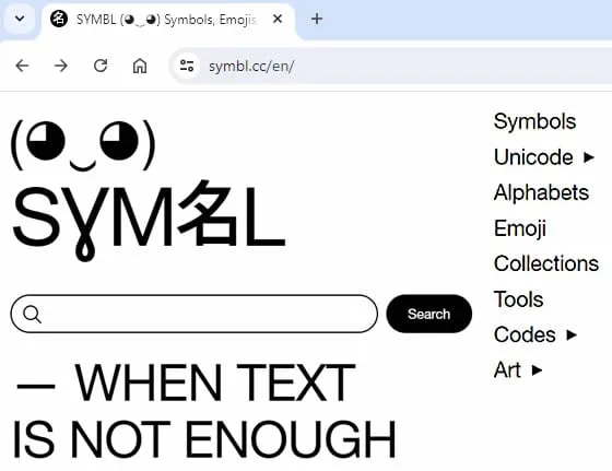 → Symbl.cc/en/