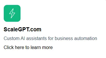 scalegpt.com business ai assistant software