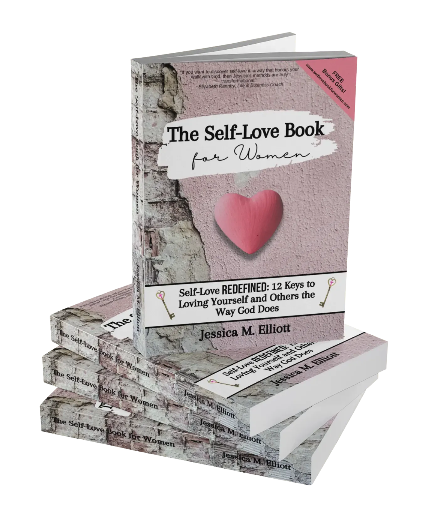 self-love book for women mockup