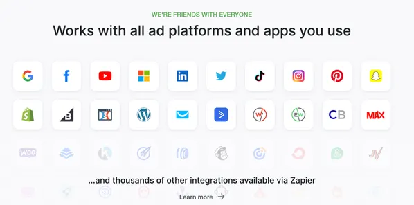 clickmagick works with most networks