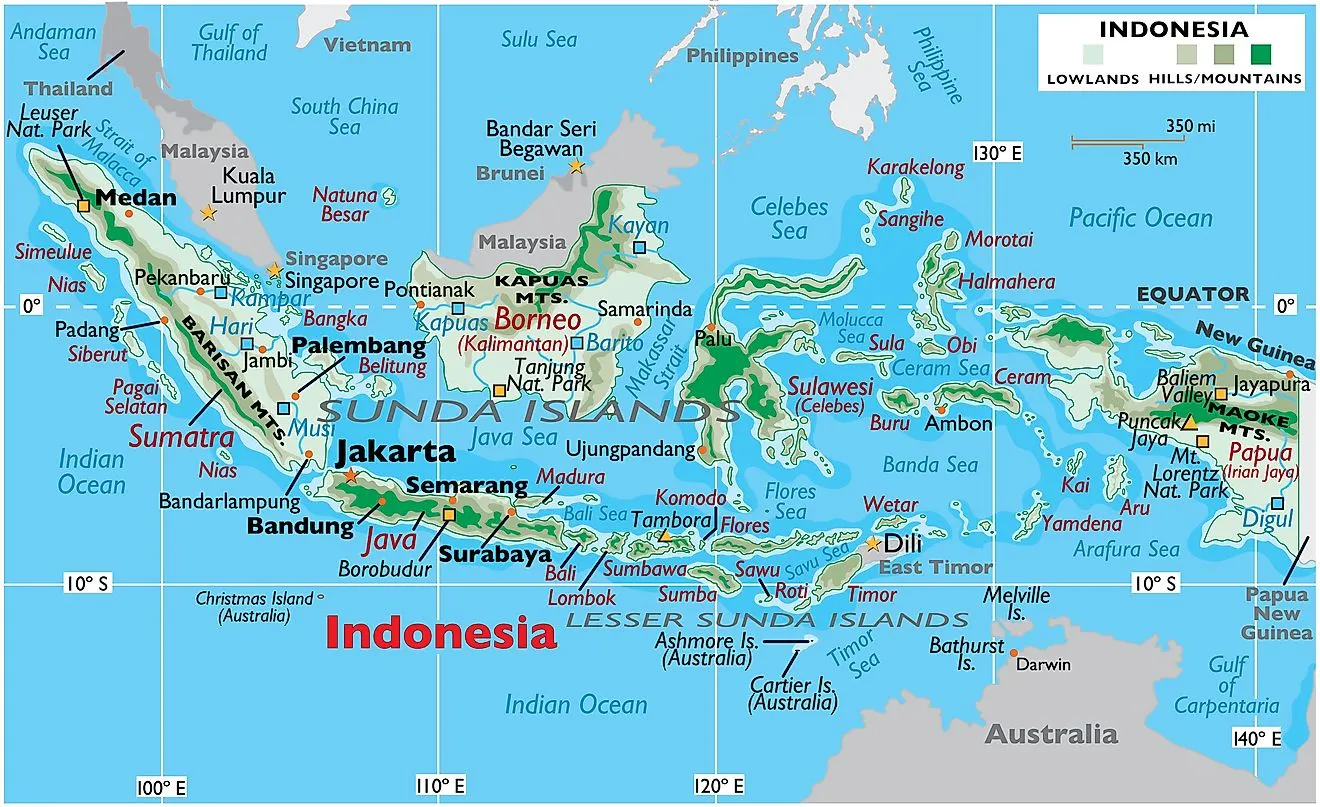 Indonesia map