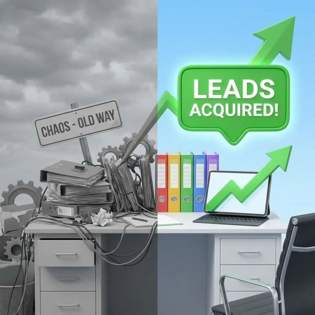 Comparison of failed generic ads versus successful strategic AI ads.