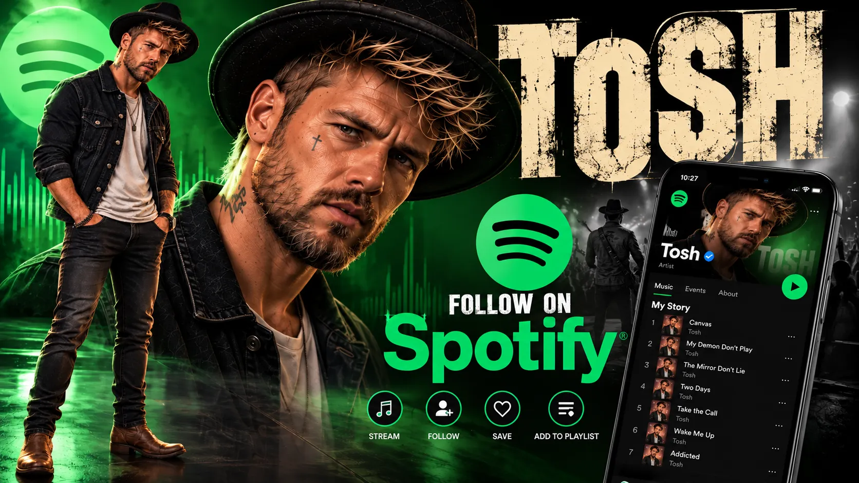 Tosh - Spotify Page