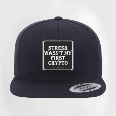 TRESR Wasn't My First Crypto flat patch hat