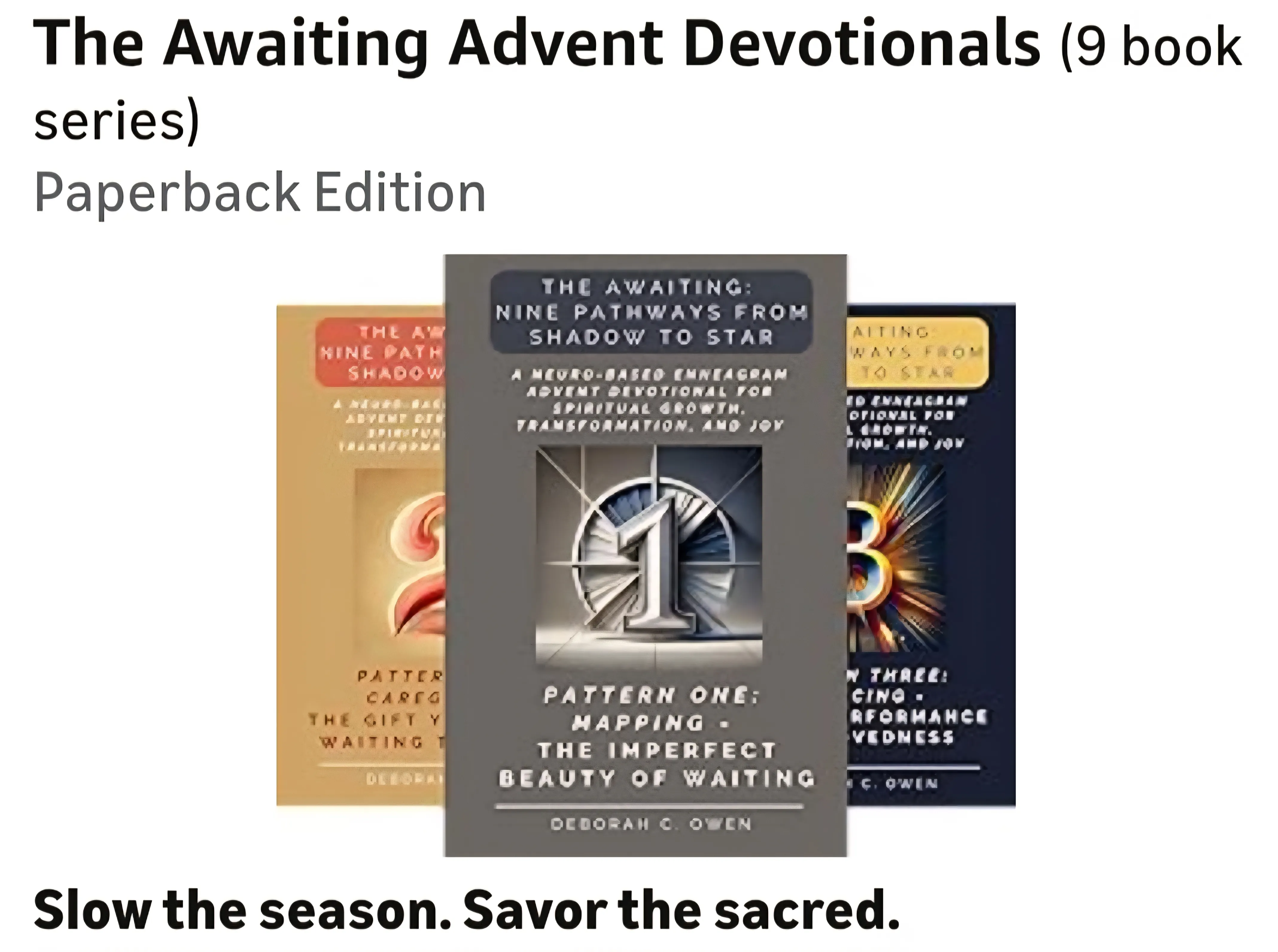 Advent devotional books